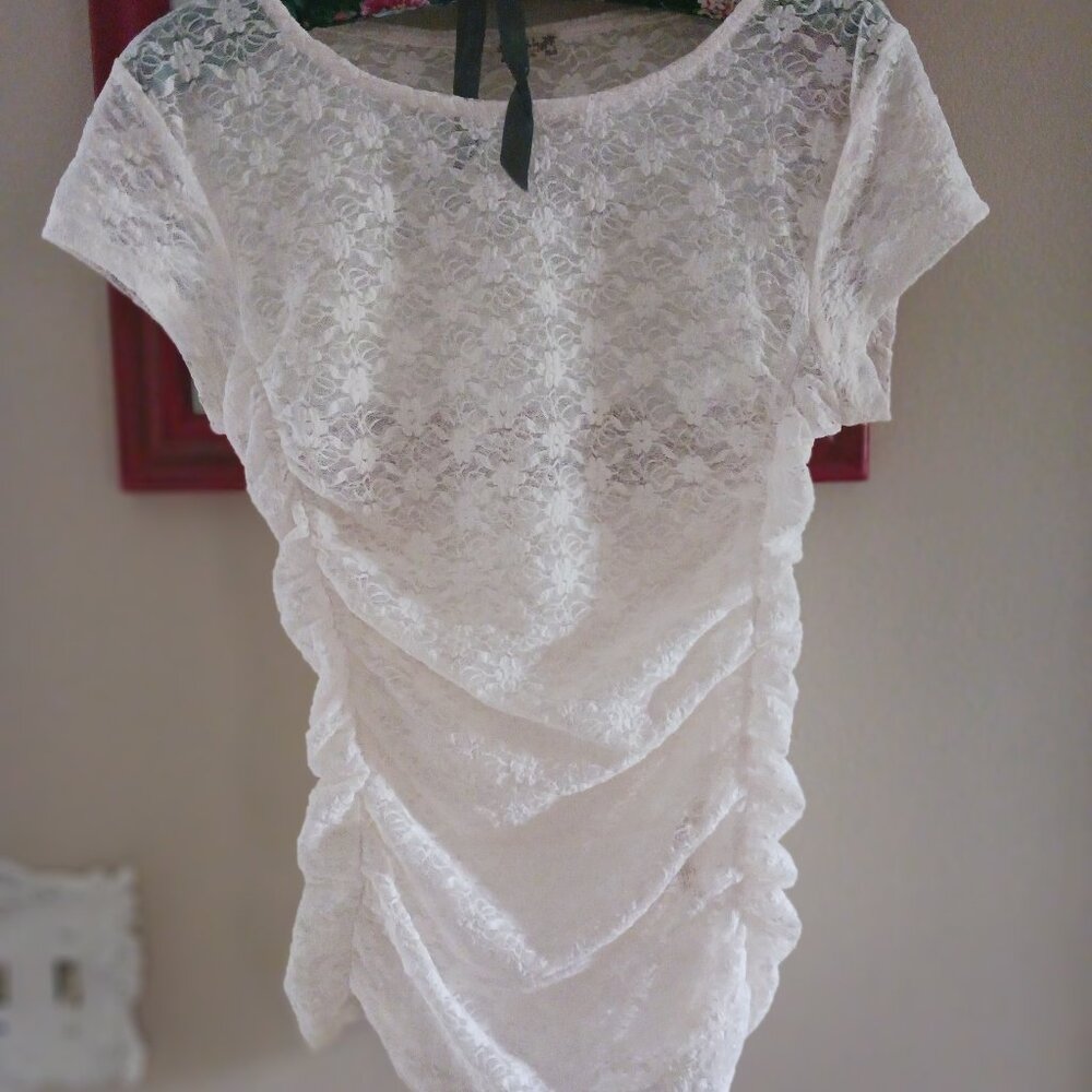 Free People Lady Lux Short Sleeve layering top